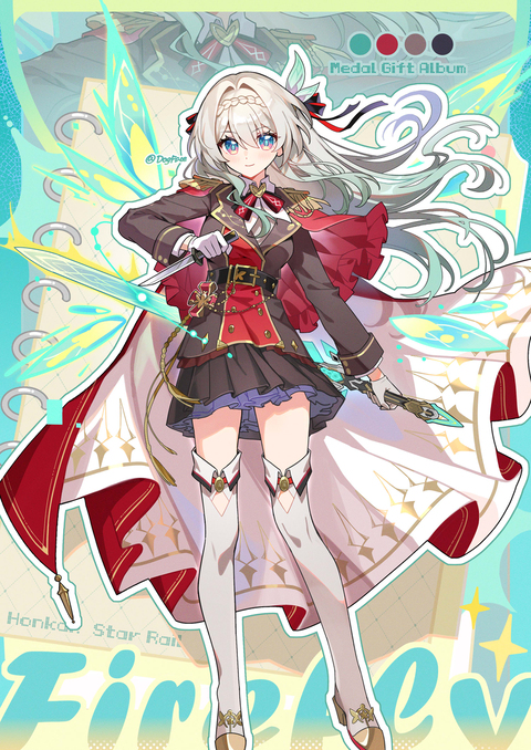 帅气军装小萤！✨勋礼纪念册系列