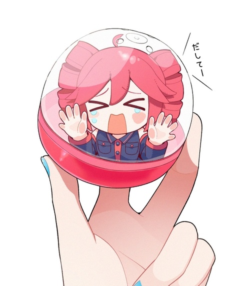 ガチャガチャのかわいいテトさん