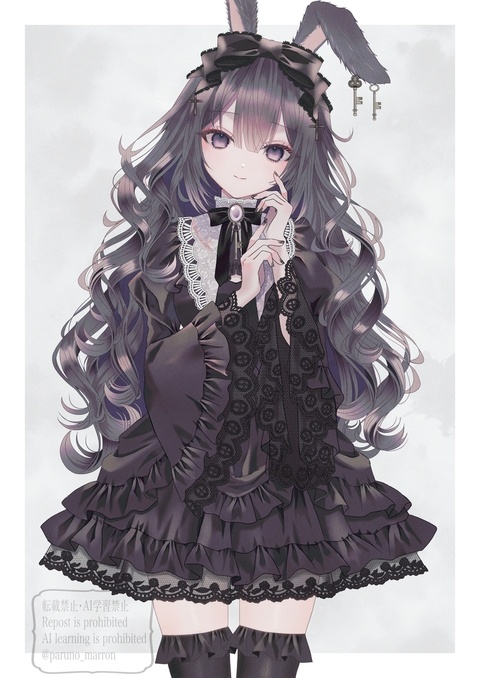 黒うさぎさん