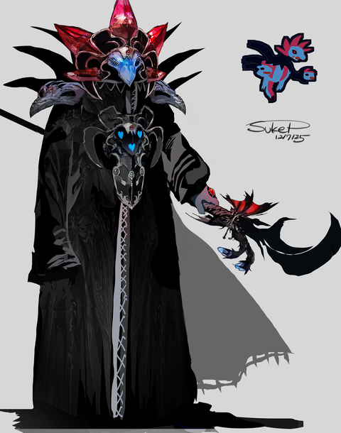 サザンドラモチーフの魔術師