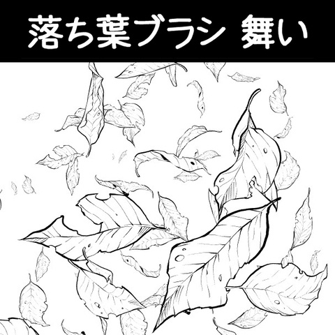 落ち葉ブラシ_舞い