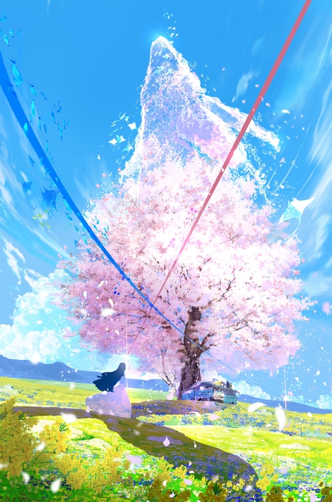 満開の河津桜に想いを