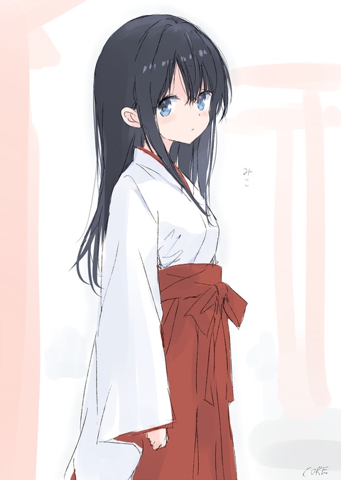 巫女服rkgk少女