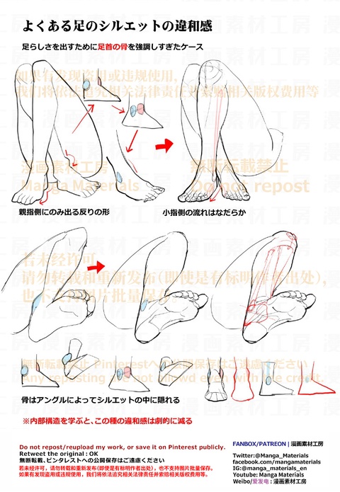 個人メモ：よくある足の違和感