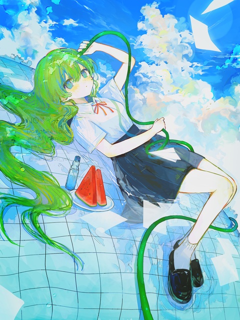 空白と夏