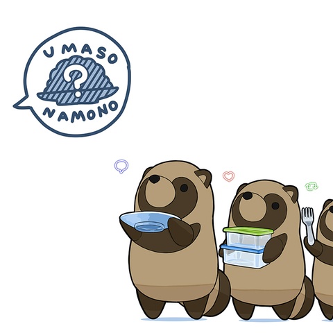 あそびにきたぬき