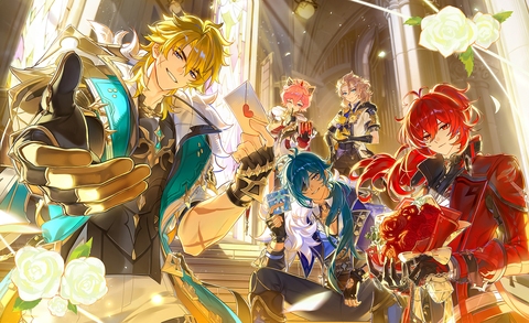 【原神】 ホワイトデーイラスト