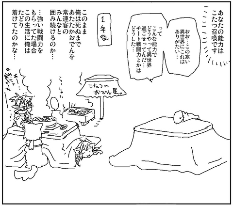 寒い異世界でこたつ能力
