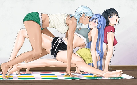 girls&rsquo; game night: twister