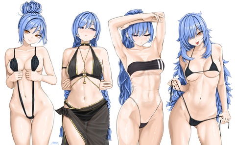 4 bikinis