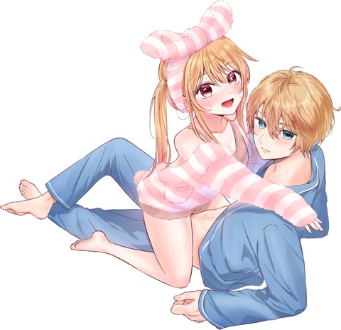 えっちに煽ってきたルビーをおにいちゃんがベッドでわからせる話。