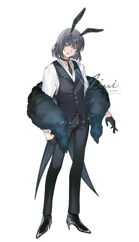 【FGO】オベロン・ヴォーティガーン&times;バニー