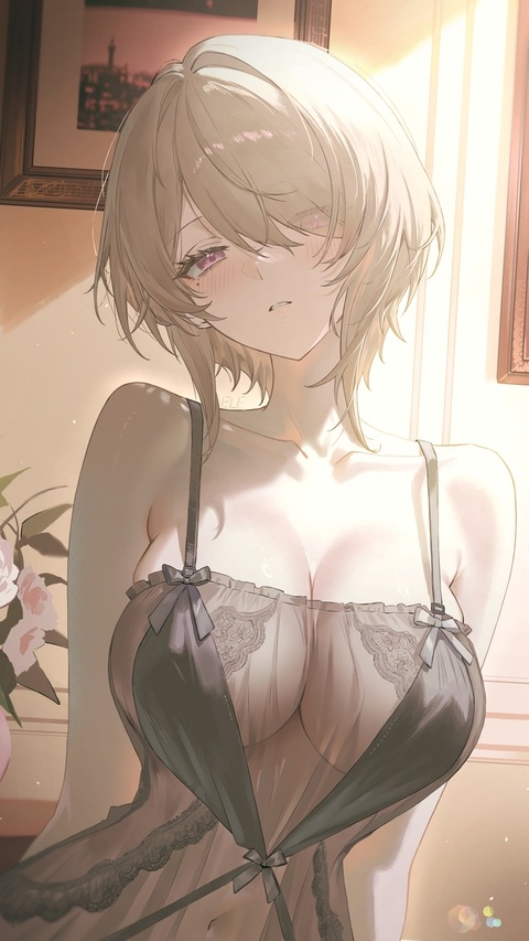 她