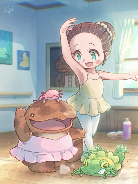 のんびりイラスト「バレエ」