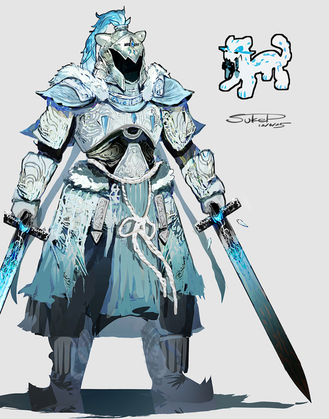 パオジアンモチーフの騎士