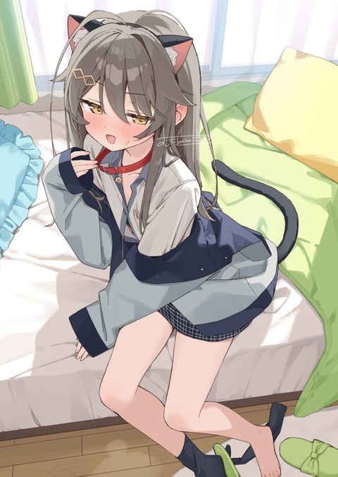 「ぐ&hellip;次は勝ちますからね&hellip;にゃん&hellip;」
