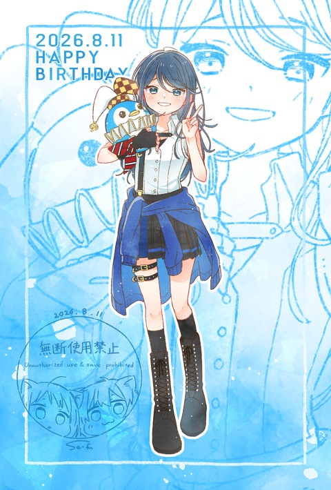 初心にかえって初期衣装を描いてみた㉓