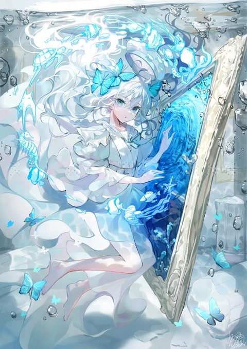 海へつながる絵画