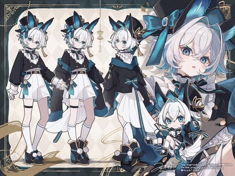 Character Design［ 🎩🐇📘 ］