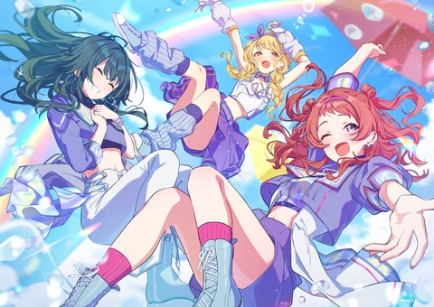 雨上がりのアイリス