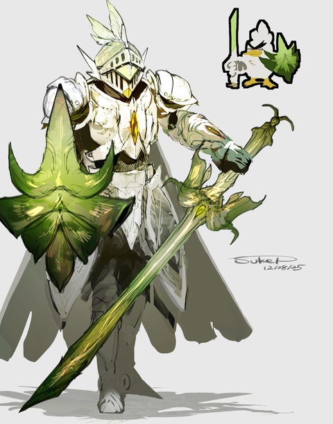 ネギガナイトモチーフの騎士（ポケモン）