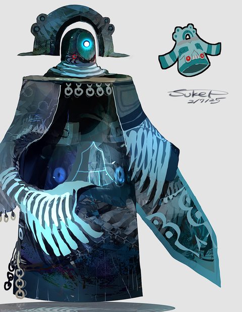 ドータクンモチーフの騎士