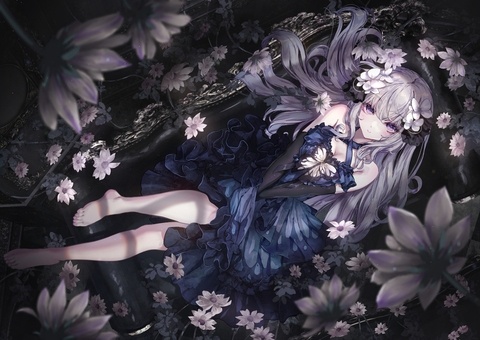 花のほうから寄ってくる