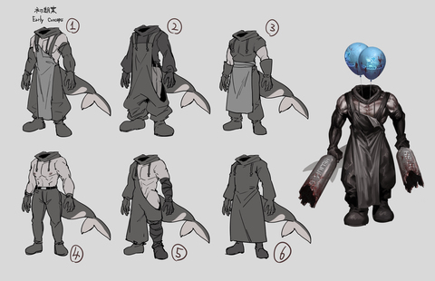 バルーンオルカの正面デザイン案