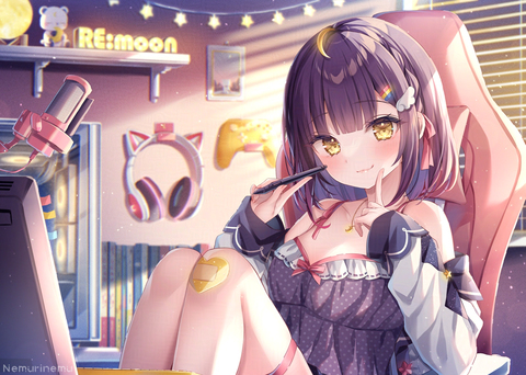 月明りのお絵描きタイム☽⋆゜