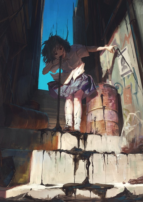 青と黒