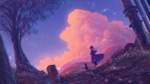夕紫を求めて