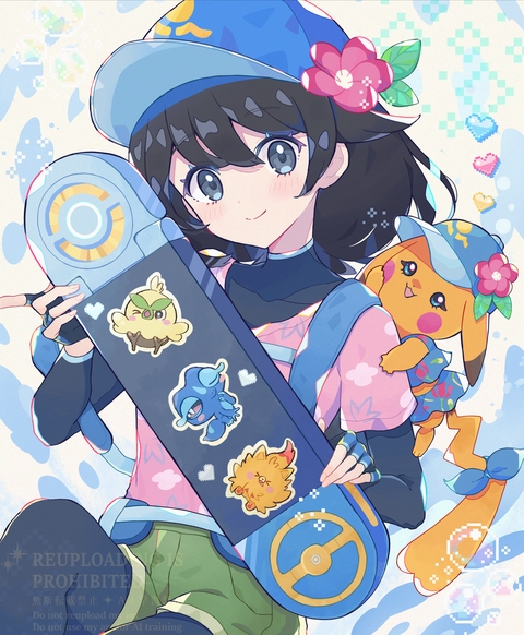 【ポケモン風波】女主ちゃんとナミピカちゃん🌊⚡️