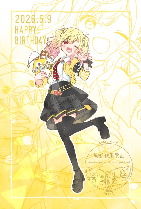 初心にかえって初期衣装を描いてみた⑰