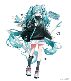 SPAO X 初音ミク コラボイラスト🩵
