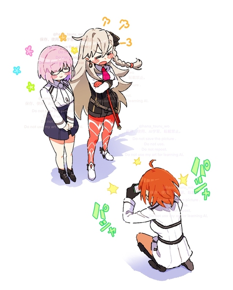 オルガマリーとマシュとぐだ子