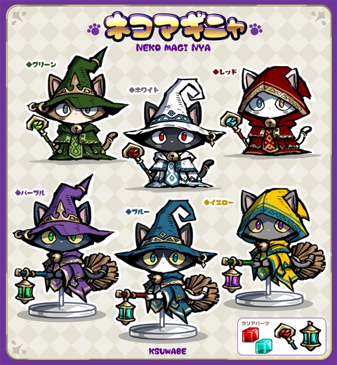 ネコマギニャ（今後作るかもしれないフィギュアデザイン）