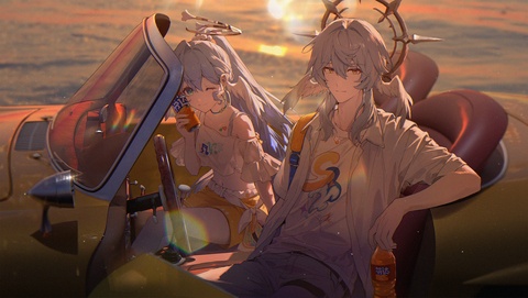 夕映えの一杯