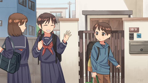 この間まで同じ道だったのに