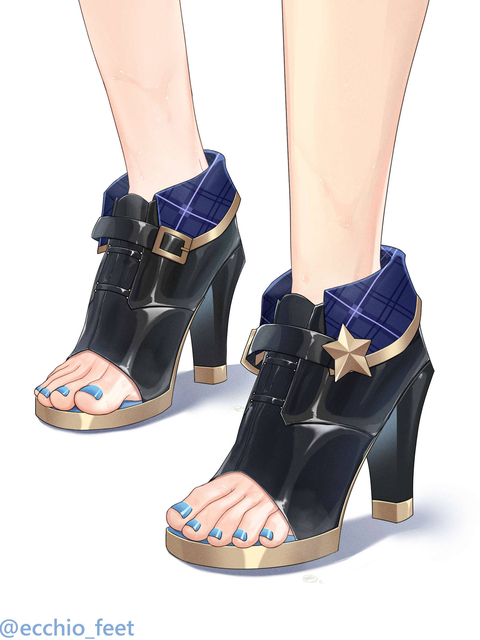 星街すいせい サンダル