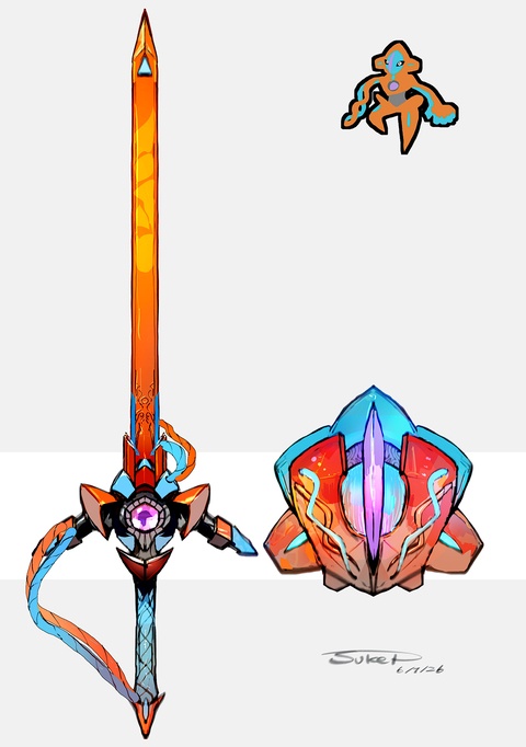 デオキシスモチーフの武器（ポケモン）