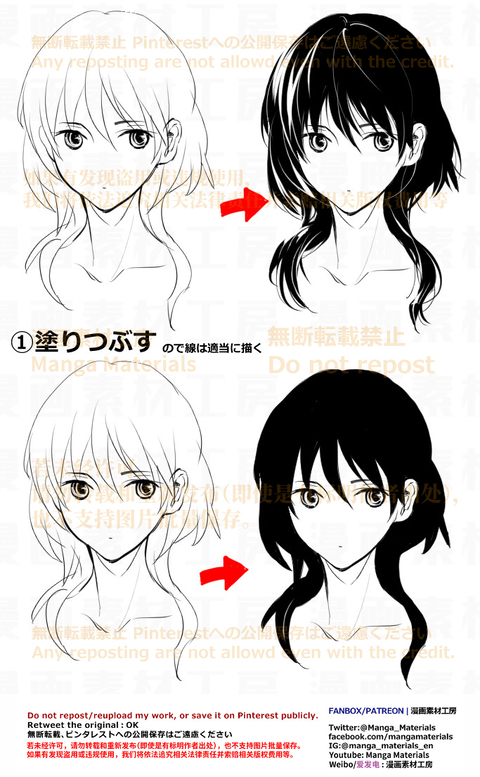 個人メモ：ツヤベタ工程