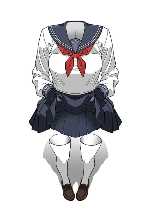 ただ服があるだけ