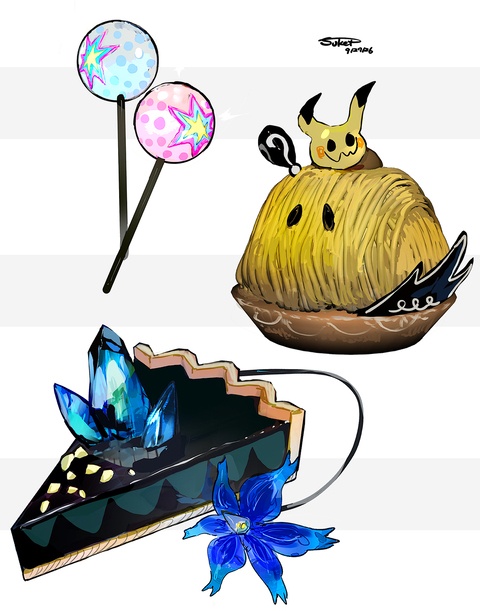 ポケモンモチーフのデザート２