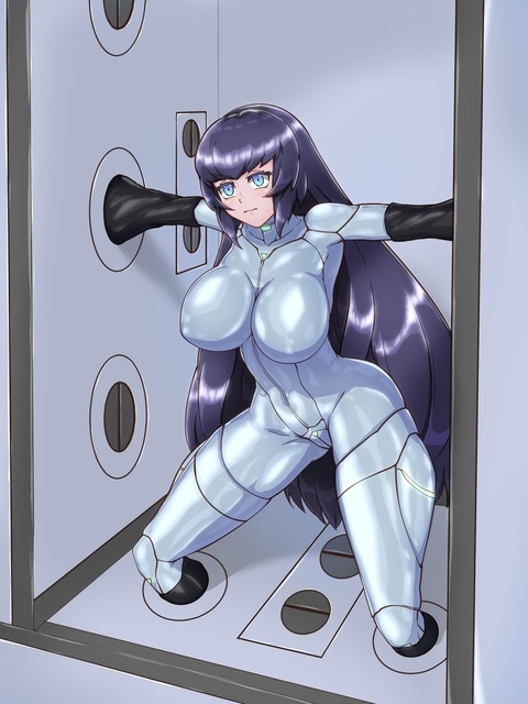 ハイテクスーツのまま拘束