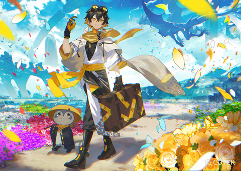 夜十神封魔さん4周年記念グッズイラスト