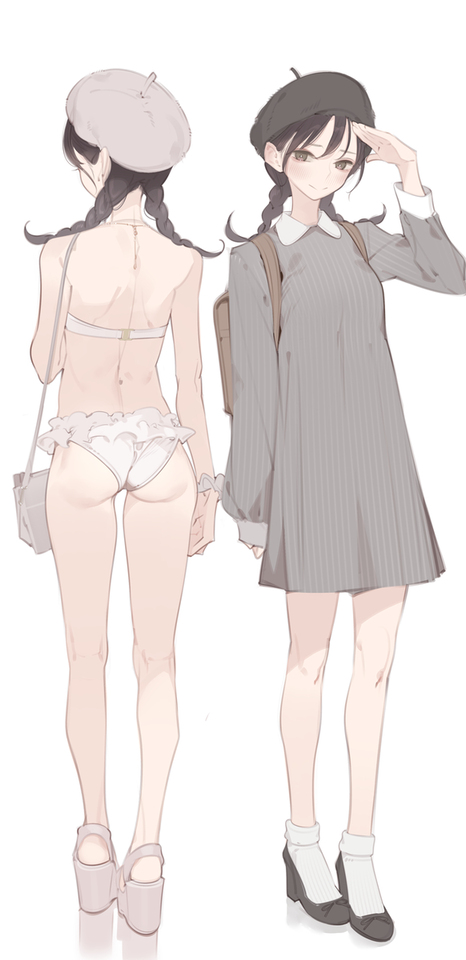 ベレー帽ガール