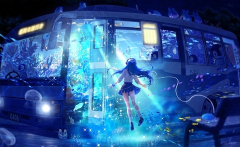 星降る夜のアクアリウム