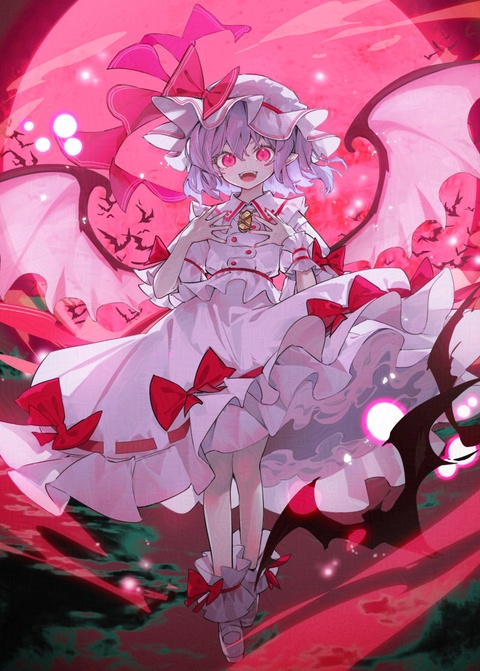 永遠に紅い幼き月 レミリア　『ヴァイスシュヴァルツ東方』