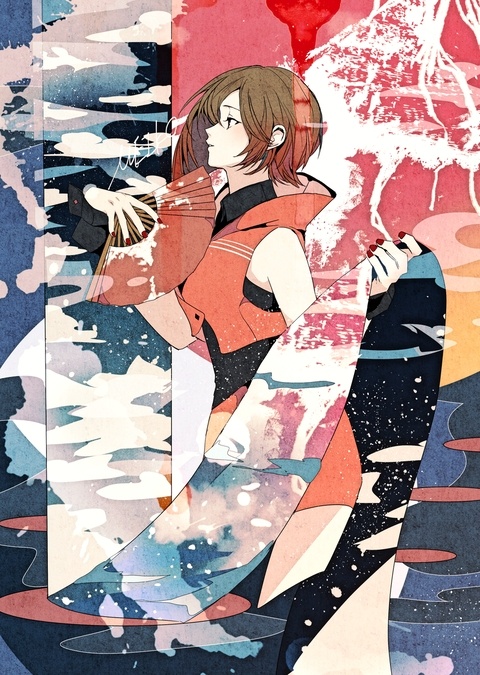葛飾北斎コラボのMEIKO