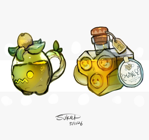ミニーブ・ミツハニーモチーフのポーション